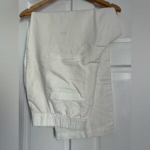 L.L. Bean Tan Ankle Cropped Pants Relaxed Fit